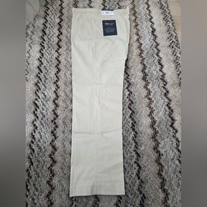 Tommy Hilfiger Mens ThFlex Dress Pants 42x32 Beige Stretch New $95 MRSP